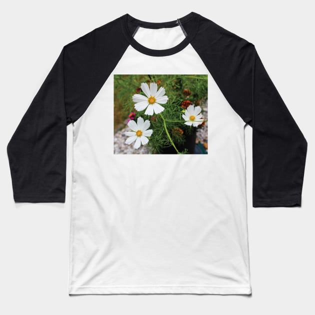 Dainty Garden Flowers Baseball T-Shirt by Rosey Elisabeth